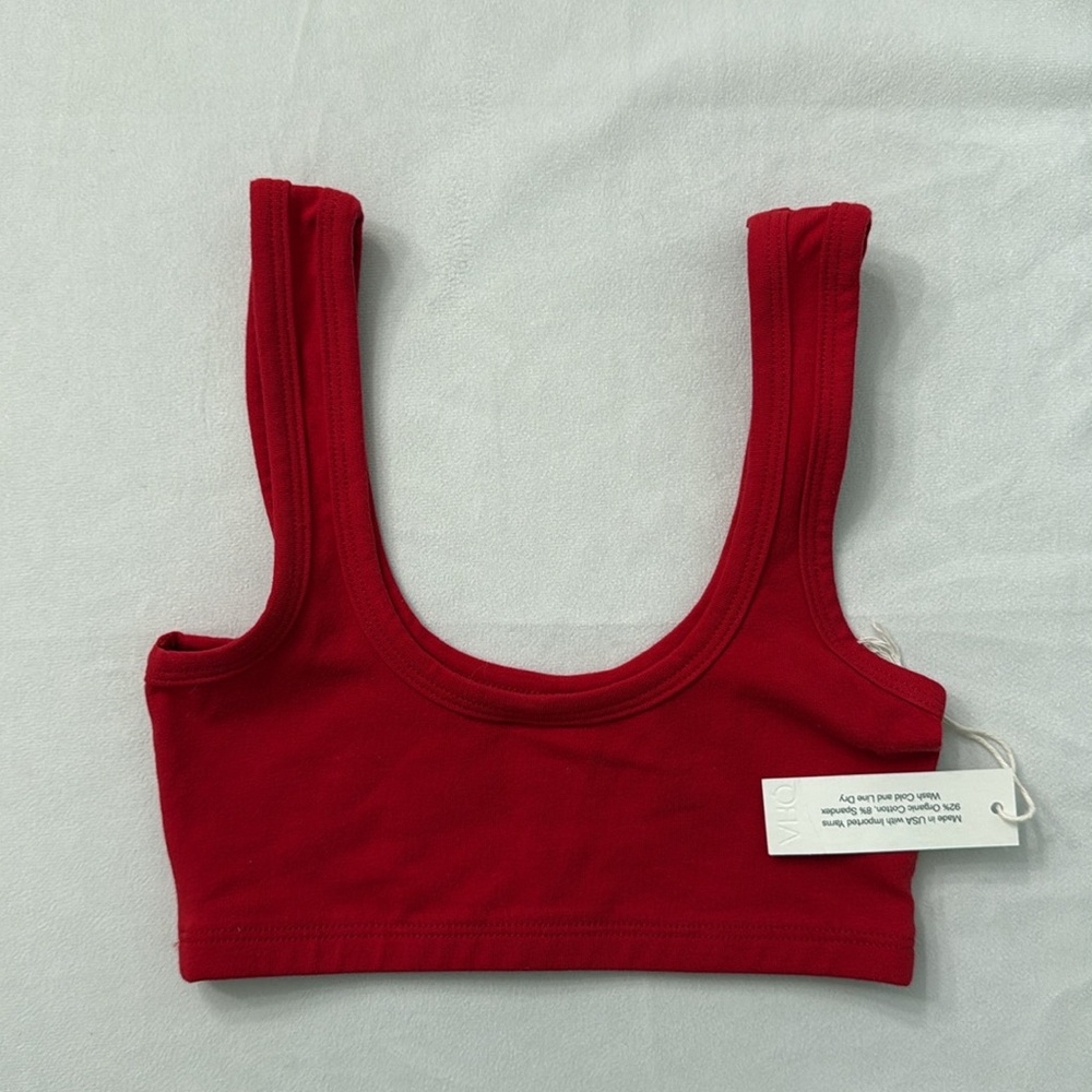 ARQ Wide Strap Bra Cherry Red XS